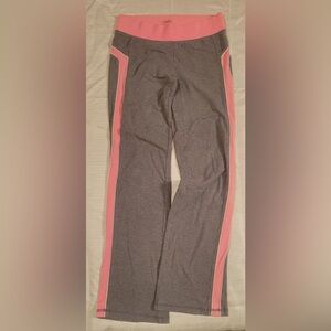 Justice Gray Joggers with Pink Stripes